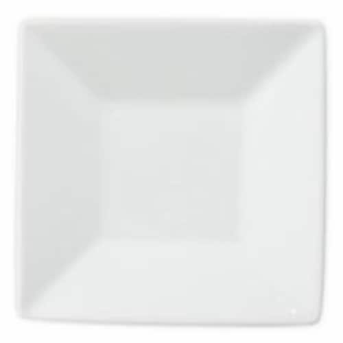 Our Table Simply White Rim Square Appetizer Plate 1 unit Smith s Food and Drug