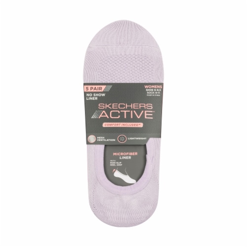 Skechers Active™ Liner Socks - Purple Perspective: front