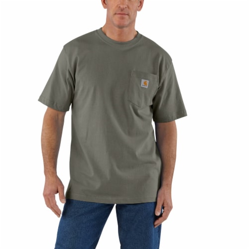 Carhartt Loose Fit Heavyweight Short-Sleeve Pocket T-Shirt Perspective: front