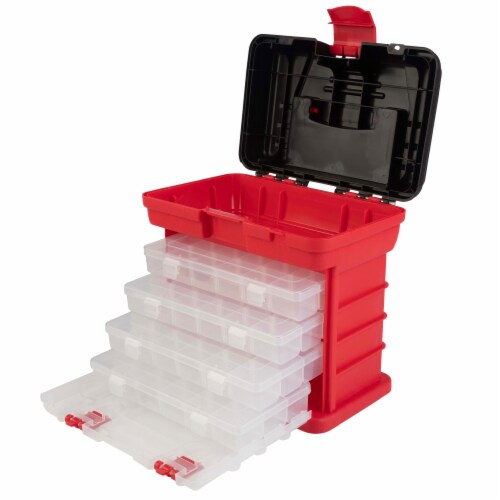 Tool box with compartments sales