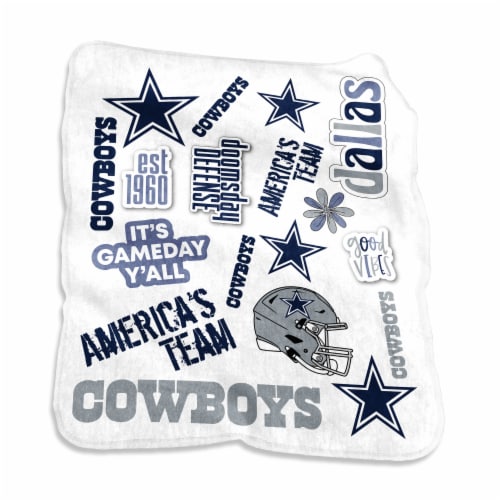 Logo Brands Dallas Cowboys Rachel Blanket Perspective: front