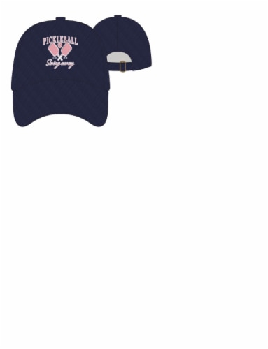 Navy Pickleball Hat Perspective: front