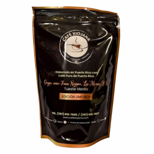 Cafe Xiojana | Arabica Sun-Dried Medium Roast Ground Coffee Perspective: front
