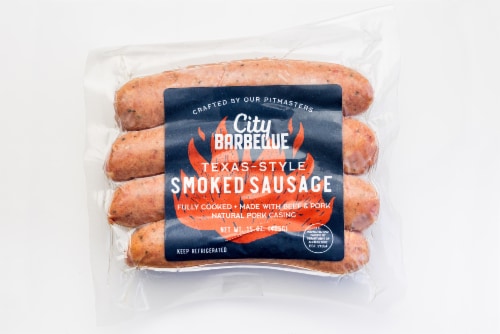 City Barbeque® Texas Style Smoked Sausage Perspective: front