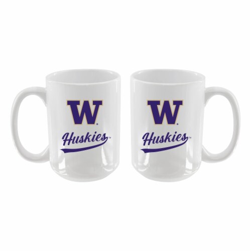 Classic Impression University Washington Mascot Sweep Mug Perspective: front