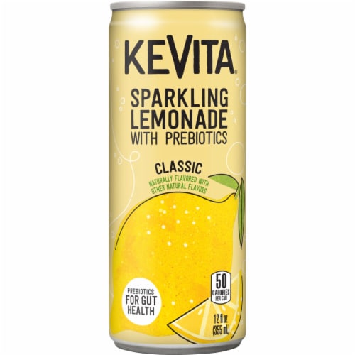 KeVita® Classic Sparkling Lemonade with Prebiotics Perspective: front