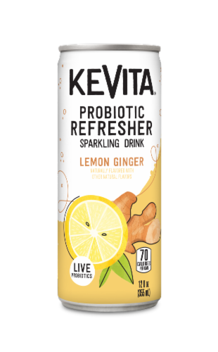 Kevita® Lemon Ginger Probiotic Sparkling Drink Perspective: front