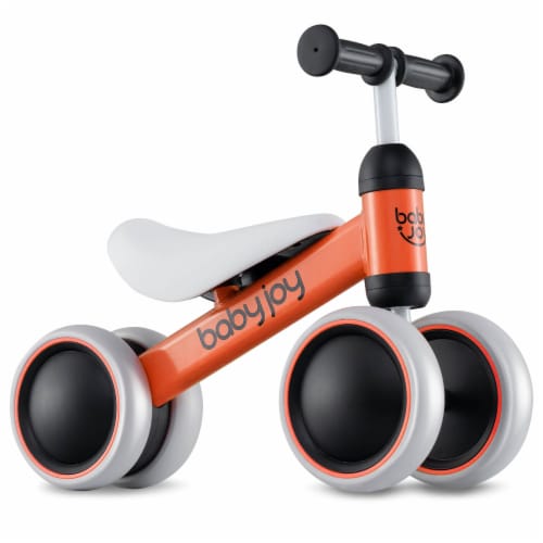 Babyjoy 4 Wheels Baby Balance Bike for 2 Years Old Boys Girls with Soft Seat Ride On Toy Oran 20 x7.5 x14 Mariano s