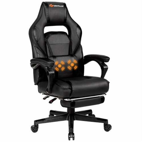 Gaming chair that massages top