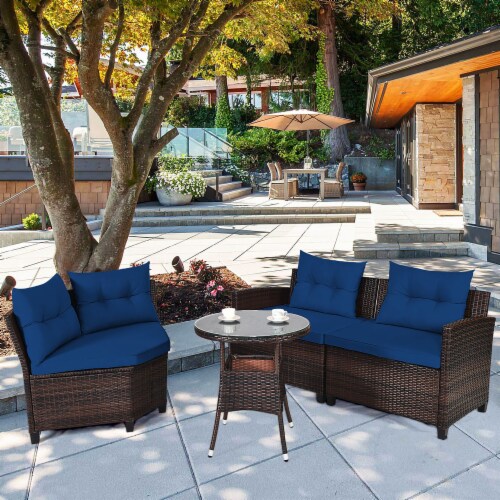 Costway 4 pcs outdoor patio clearance