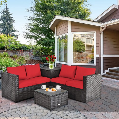 Costway 4 piece patio furniture set hotsell