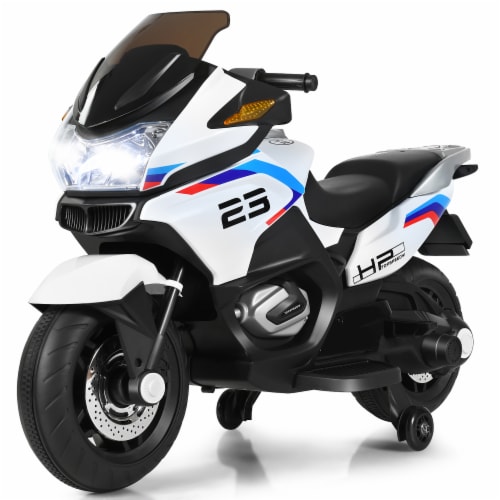 Motorcycle bike with training wheels hot sale