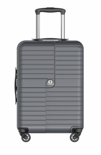 Brussels 20 in Hardside Spinner Luggage Charcoal Perspective: front