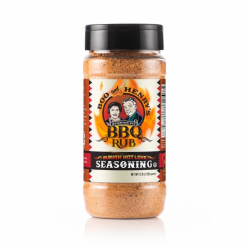 Boo and Henry's Rub Me Tender BBQ Rub Seasoning Perspective: front