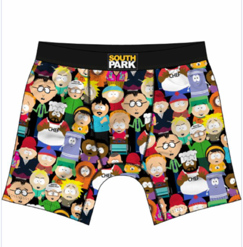 South Park All Characters Group Boxer Briefs - M Perspective: front