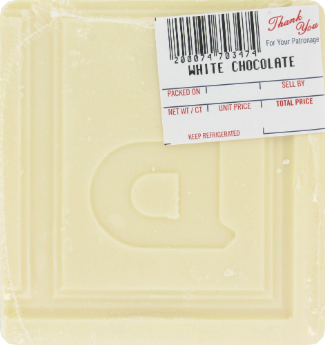 Bulk White Chocolate Perspective: front