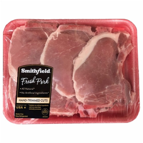 Smithfield Bone In Center Cut Pork Perspective: front