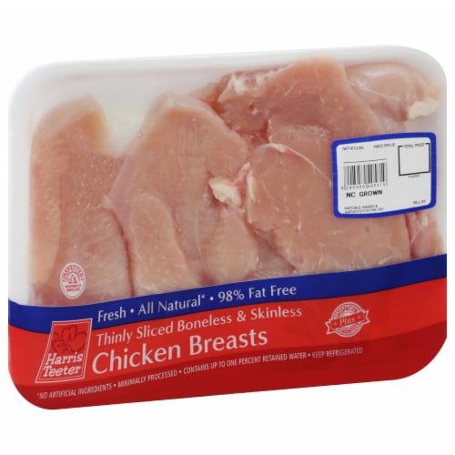 Harris Teeter Thinly Sliced Chicken Breast Perspective: front