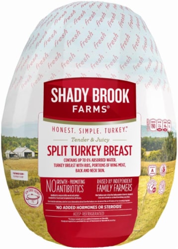Shady Brook Farms Fresh Split Turkey Breast Perspective: front