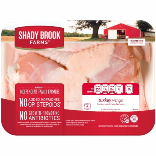 Shady Brook Farms Fresh Turkey Wings Perspective: front