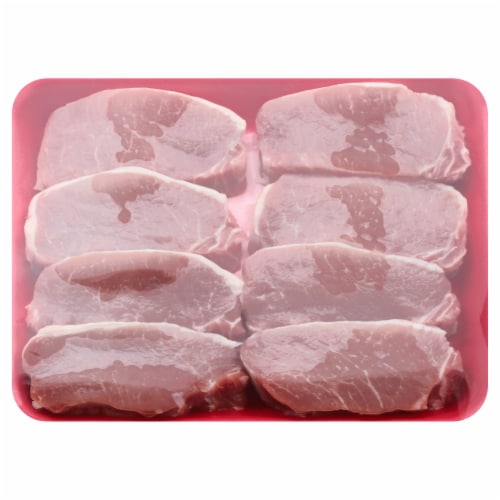 Harris Teeter Boneless Center Cut Pork Chops Value Pack Perspective: front