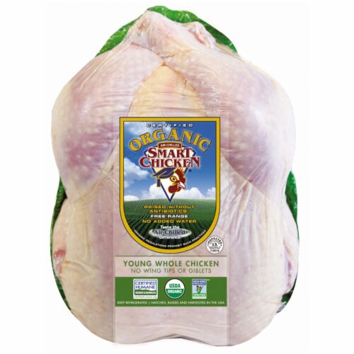 Smart Chicken Organic Whole Fresh Chicken