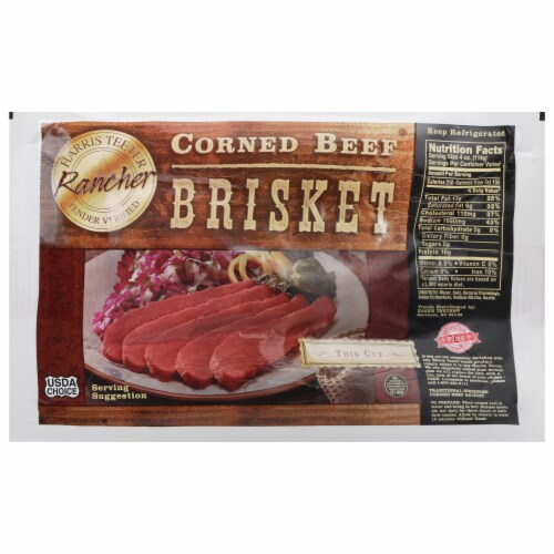 Harris Teeter Ranch Corned Beef Brisket Perspective: front