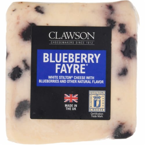Clawson Blueberry Fayre Cheese Perspective: front