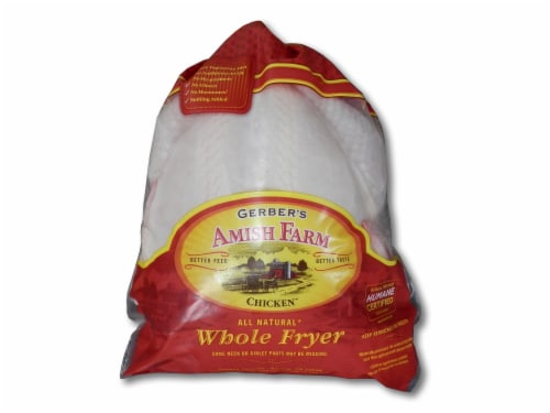Gerber's Amish Farm Whole Fresh Chicken Perspective: front