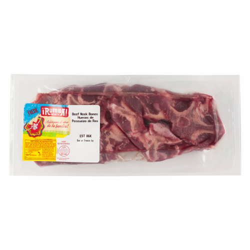 Rumba Meats Beef Neck Bones Perspective: front