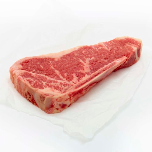 Beef Select Bone-In Top Loin Strip Steak Value Pack (3-4 per Pack) Perspective: front