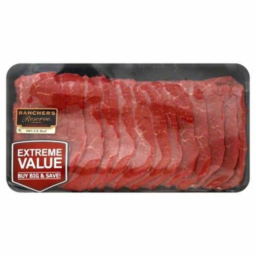 Thin sliced hotsell top round