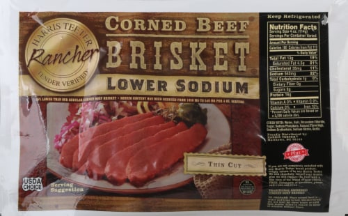 Harris Teeter Rancher Lower Sodium Thin Cut Brisket Corned Beef