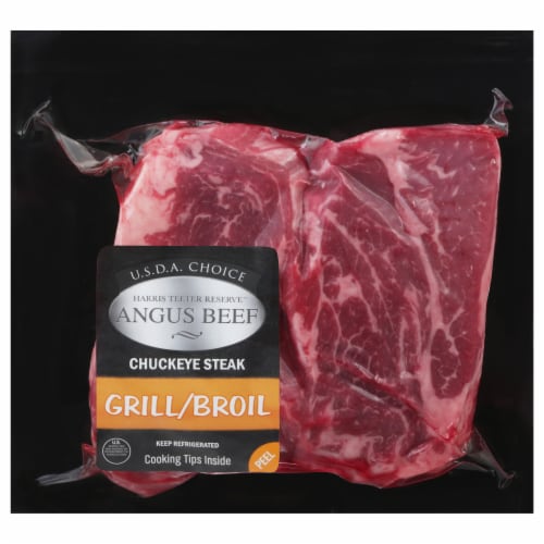 Angus Beef Chuckeye Steak Perspective: front
