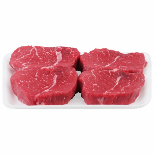 Beef Choice Chuck Shoulder Mock Tender Steak (4 per Pack) Perspective: front