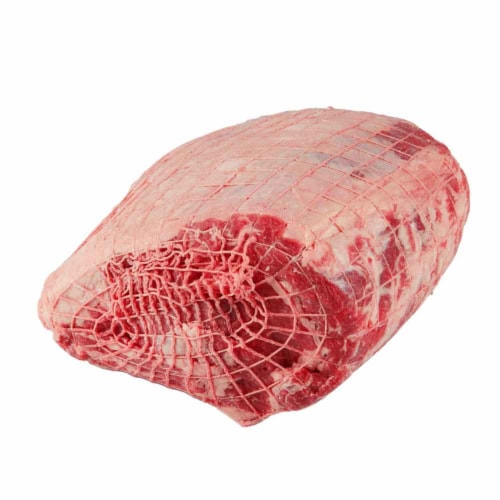 Bone In Beef Ribeye Roast - Netted Easy Carve (3-4 Ribs Per Roast) (limit 1 At Sale Price) Perspective: front