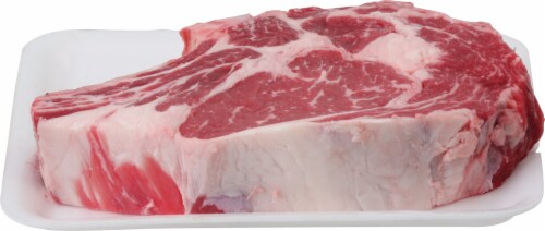 USDA Choice Beef Ribeye Steak Bone-In Perspective: front