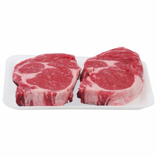 Choice Lip-On Boneless Beef Ribeye Perspective: front
