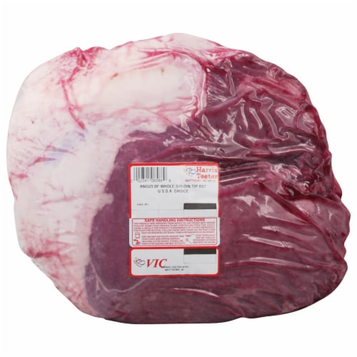 Beef Choice Round Extra Thin Tip Steak (3-4 per Pack) Perspective: front