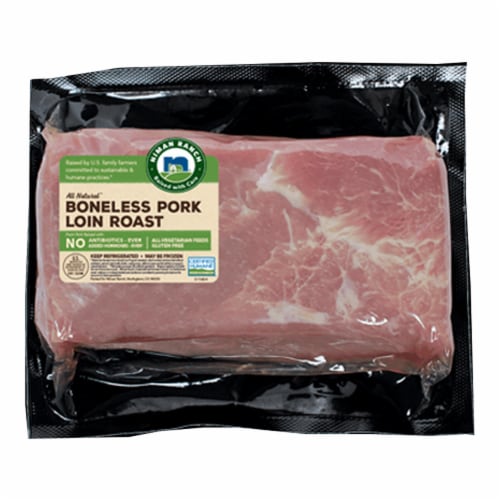 Niman Ranch Boneless Pork Loin Roast Perspective: front