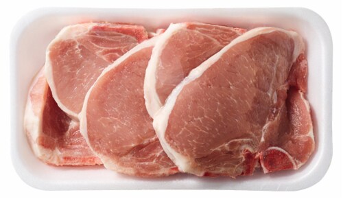 Thin Cut Bone-In Pork Loin Center-Cut Chop, 1 lb