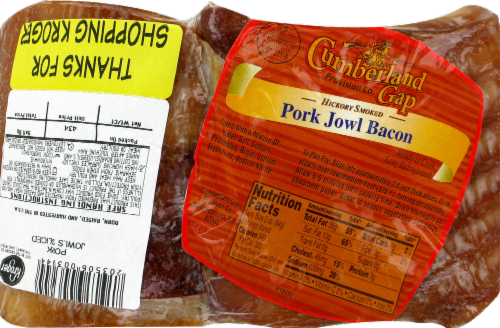 Sliced Pork Jowls Perspective: front