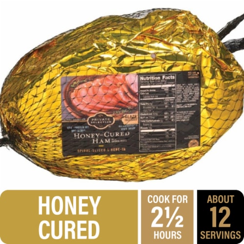 Private Selection® Spiral Sliced Bone-In Honey Ham Half Perspective: front