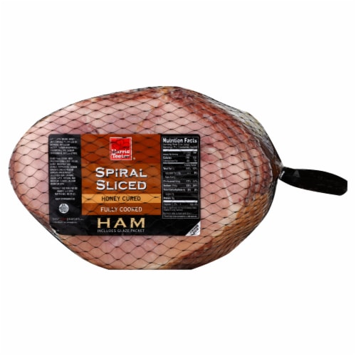 Harris Teeter Spiral Sliced Honey Cured Fully Cooked Half Ham