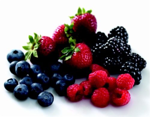 In-Store Cut Mixed Berries Medium Cup Perspective: front