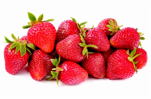 In-Store Cut Strawberries Large Cup Perspective: front