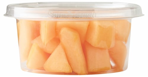 Fresh Cut Cantaloupe Cup Perspective: front