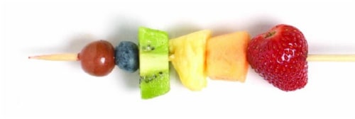 In-Store Cut Fruit Skewers Perspective: front