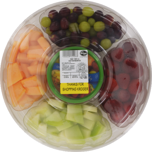 In-Store Cut Fruit Tray Perspective: front