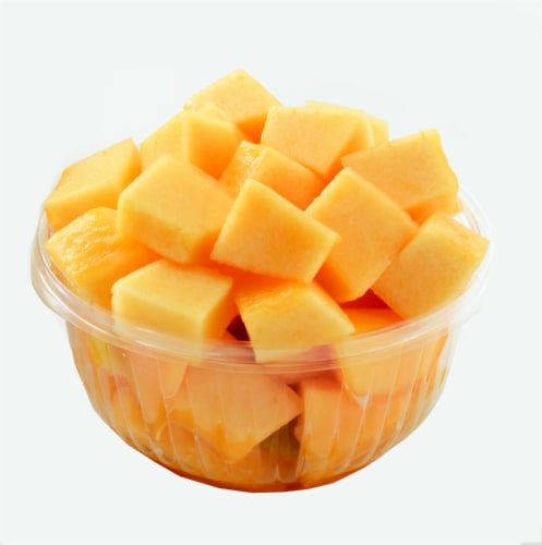 In-Store Cut Cantaloupe in Natural Juices Small Cup Perspective: front
